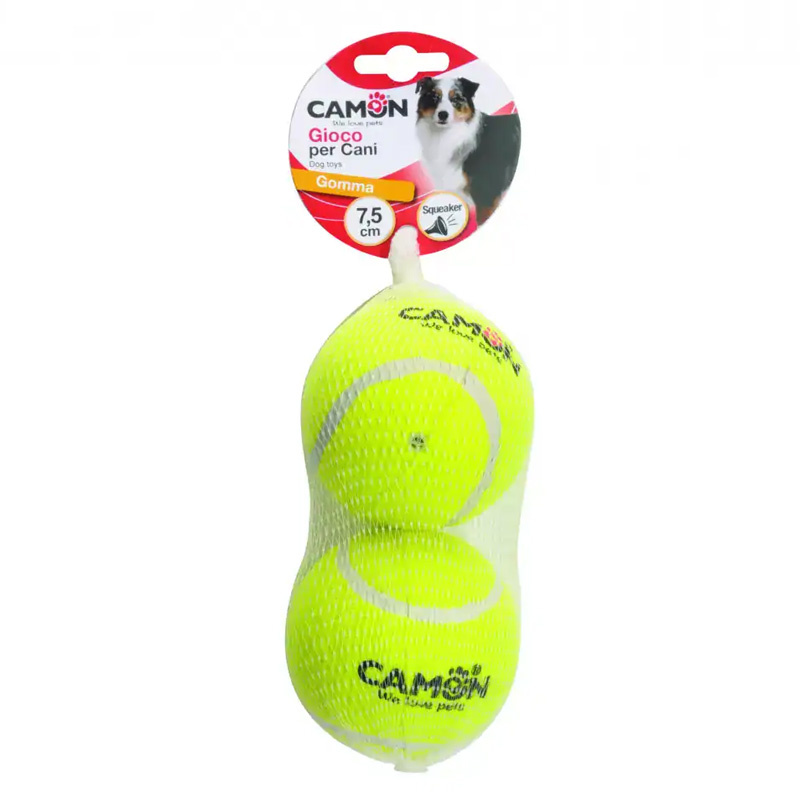 CAMON piłka tenisowa z dźwiękiem 7,5 cm
