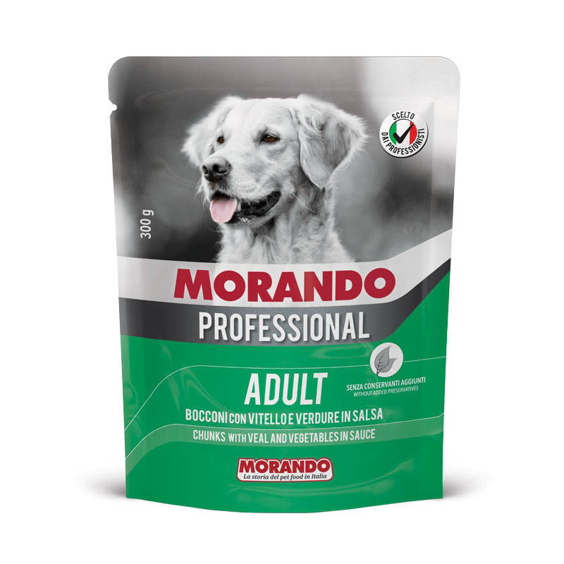 Morando Pro Mokra karma dla psa Pasztet Cielęcina, Warzywa 300 G