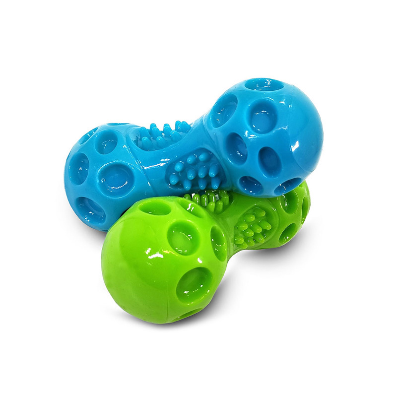 Hilton Squeak Dumbbell Zabawka dla psa Piszcząca hantla 14,2 cm