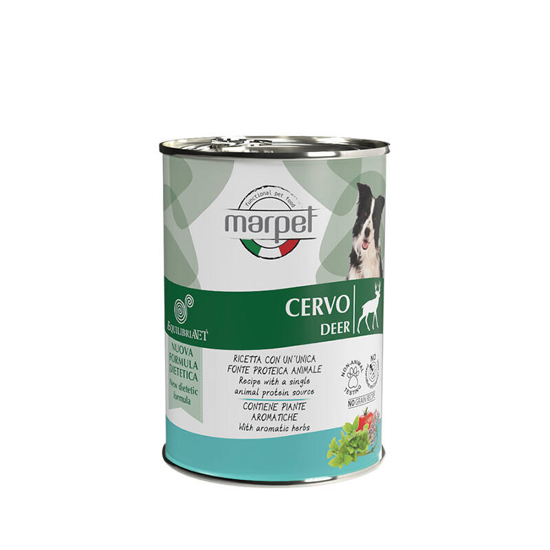 MARPET mokra karma dla psa AEQUILIBRIAVET monobiałkowa jeleń 400 g