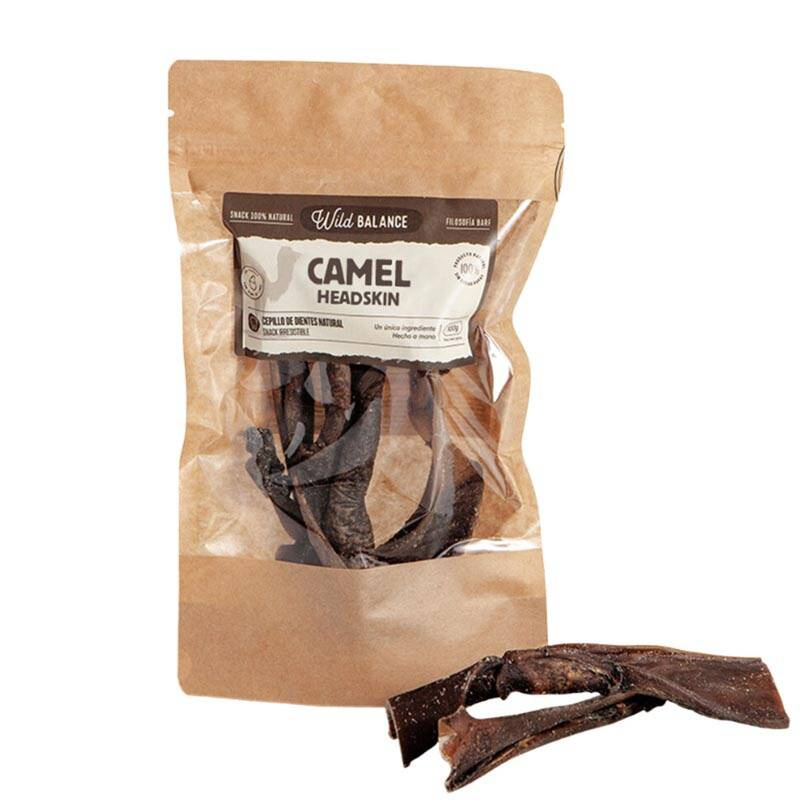 Wild Balance Camel Headskin Przysmak dla psa Skóra wielbłąda 100 g