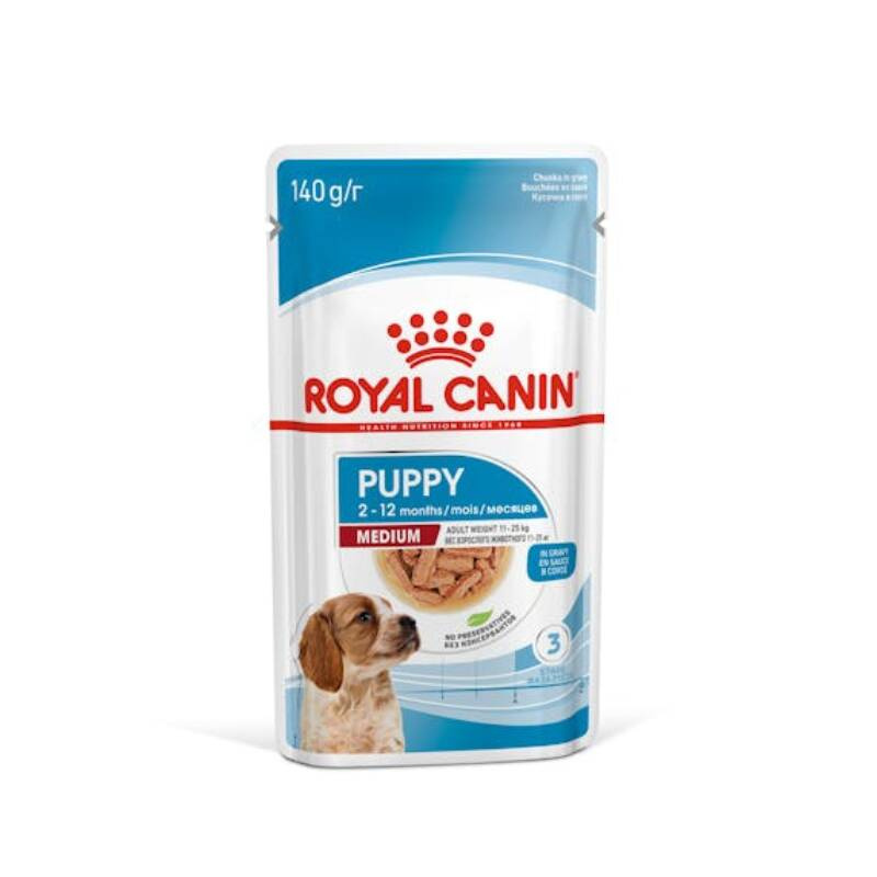 Royal Canin Medium Puppy 140 g Dostawa GRATIS od 95 zł + super okazje