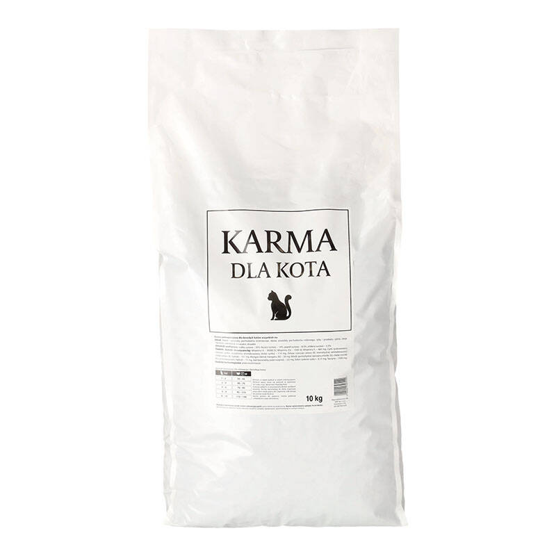 Sucha karma pełnoporcjowa dla kota mix 10 kg