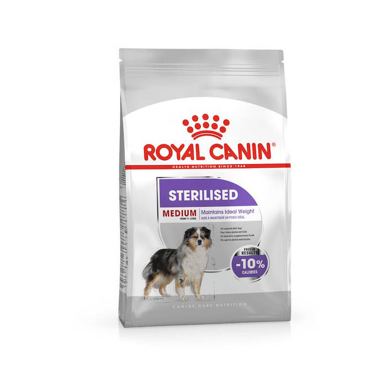 Royal Canin Medium Dogs Sterilised - sucha karma dla sterylizowanych psów średnich ras 3kg Dostawa GRATIS od 95 zł + super okazje