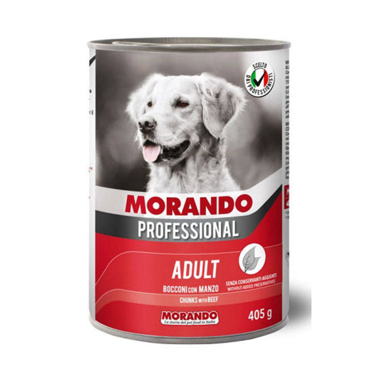 Morando Pro Mokra karma dla psa Kawałki Wołowina 405 G