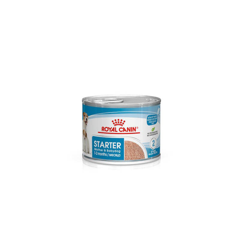Royal Canin Starter Mousse Mother & Babydog 195 g - mokra karma dla suki i szczeniaka 195g Dostawa GRATIS od 159 zł + super okazje