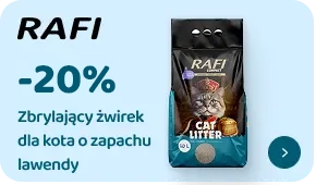 Żwirek dla kota Rafi
