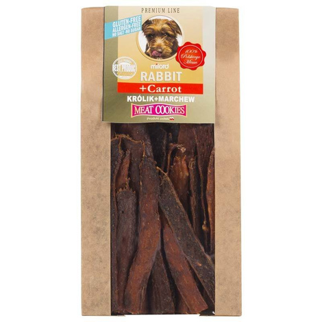 Milord Meat Cookies Naturalne ciastka przysmak dla psa królik i marchew 80 g