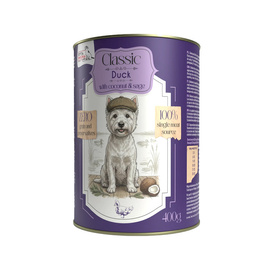 Syta Micha Classic Mokra karma dla psa kaczka z kokosem 400 g