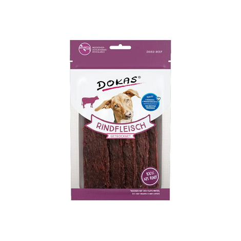 DOKAS Przysmak dla psa polędwica wołowa paski 70 g 