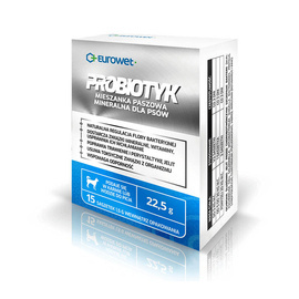 Eurowet Probiotyk dla psów saszetki 15 x 1,5 g
