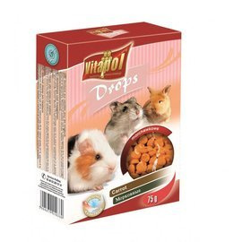 Przekąski dla gryzoni Vitapol Dropsy Marchewka 75 g