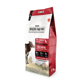 Wiejska Zagroda karma sucha dla psa monobiałkowa wołowina chrupki M/L 12 kg