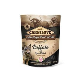 Carnilove Dog Pouch mokra karma dla psa Bawół i Płatki róż 300g