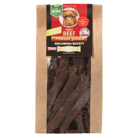 Milord Ciastka dla psa z wołowiną i batatem 80 g
