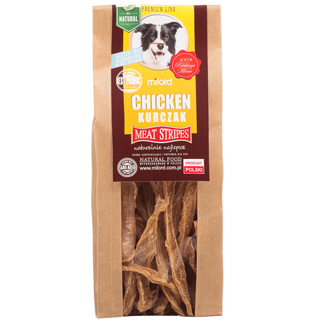 Milord Przysmak dla psa kurczak paski 150 g