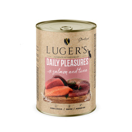 Karma mokra dla kota Luger's Daily Pleasures Sterilised z łososiem i tuńczykiem 400 g