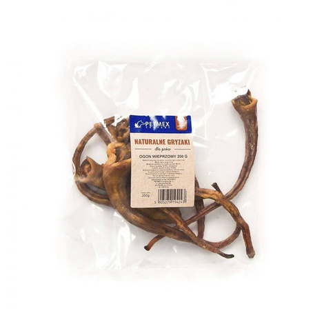 Petmex Ogony wieprzowe naturalne przysmaki gryzaki dla psa 200 g