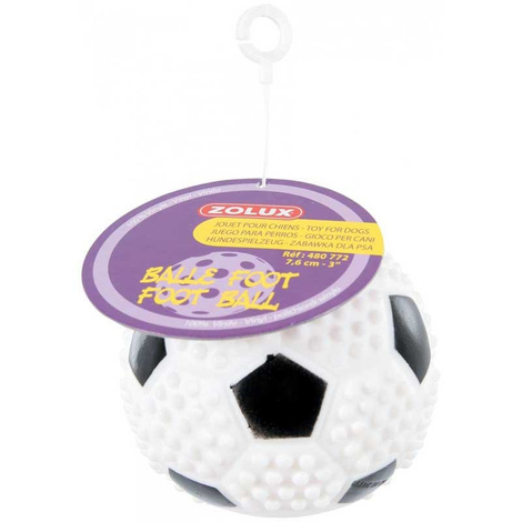 Zolux Zabawka gryzak dla psa piłka nożna 7,6 cm