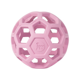JW Pet Hol-ee Roller Piłka ażurowa zabawka dla psa różowa medium 11,5 cm