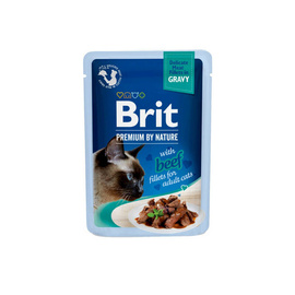 Brit Premium by Nature Karma mokra dla kota wołowina w sosie 85 g