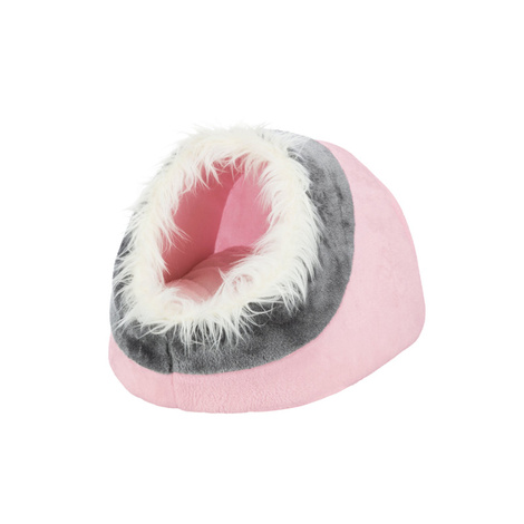 Trixie legowisko Minou dla psa lub kota różowo / szare 41 x 42 x 26 cm 