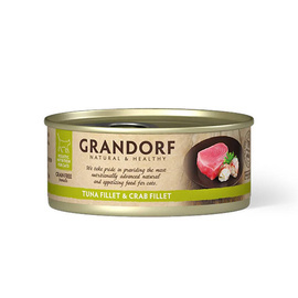 Grandorf Tuna Fillet & Crab Fillet Karma mokra dla kota z tuńczykiem i krabem 70 g