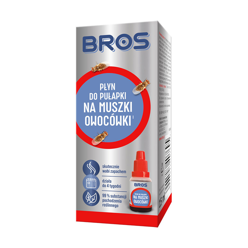 Bros płyn do pułapki na muszki owocówki 15 ml