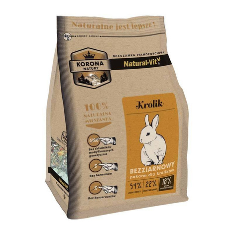 Pokarm dla królika Certech Korona Natury Mieszanka - Królik 750g