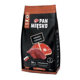 Pan Mięsko Karma sucha dla kota Wołowina z jeleniem M 1,6 kg