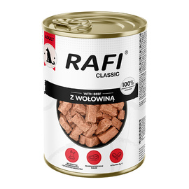 Mokra karma dla psa Rafi Classic z wołowiną 1240 g