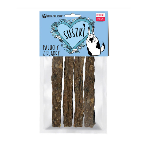 Paka Zwierzaka Suszki Przysmak dla psa paluchy z flądry 4 szt. 60 g