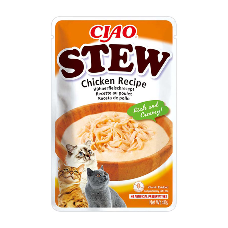 INABA STEW Potrawka z kurczaka w kremowym sosie dla kota 40 g