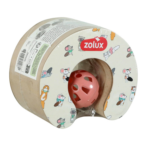 Zolux Chatouille Drapak składany 4w1 z piłką i kocimiętką innowacyjna zabawka dla kota 20 cm