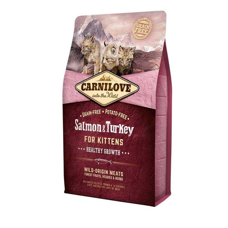 Karma dla kota Carnilove Cat Łosoś i Indyk For Kittens 2kg