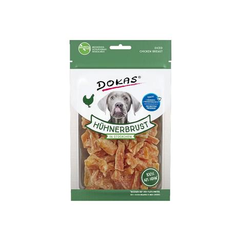DOKAS Przysmak dla psa Filet z piersi kurczaka 70 g
