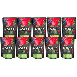 Mokra karma dla psa Rafi z dziczyzną zestaw 10 x 300 g