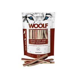 Woolf przysmak dla psa wołowina cod sandwich 100 g