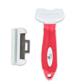 Over Zoo Zgrzebło do usuwania podszerstka i martwego włosa dla psów i kotów wielkość L