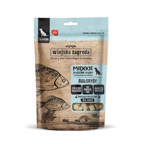 Wiejska Zagroda Przysmak dla psa dorosłego Białoryby 100 g
