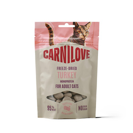 Carnilove Cat Freeze Dried Liofilizowane mięsne monoproteinowe przekąski dla kotów Indyk 40 g