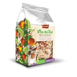 Vitapol Vita Herbal Przysmak dla gryzoni i królików mix jabłkowy 100 g