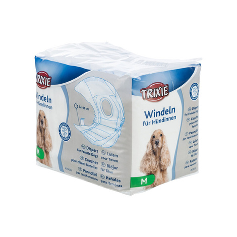 Trixie Pampersy pieluchy dla suczki 12 szt./op. M