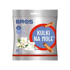 Bros Kulki na mole odzieżowe zapach kwiatowy 20 szt.