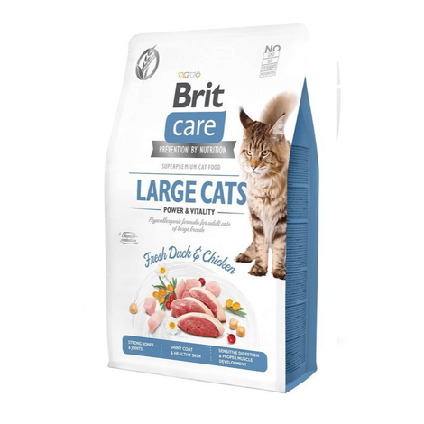 Brit Care Cat Grain-Free Large Cats karma sucha dla kota 400 g