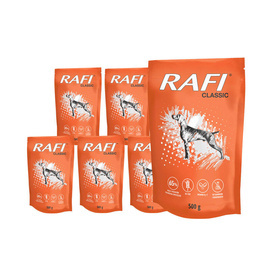 Mokra karma dla psa Rafi Classic zestaw 10 x 500 g