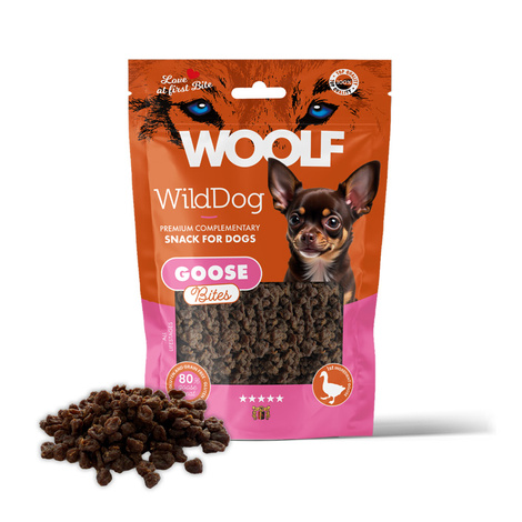 Woolf WildDog Soft Miękki przysmak dla psa z gęsią 100 g