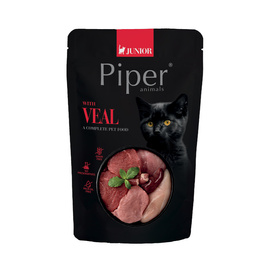 Mokra karma dla kotów Piper Animals Junior z cielęciną 100 g