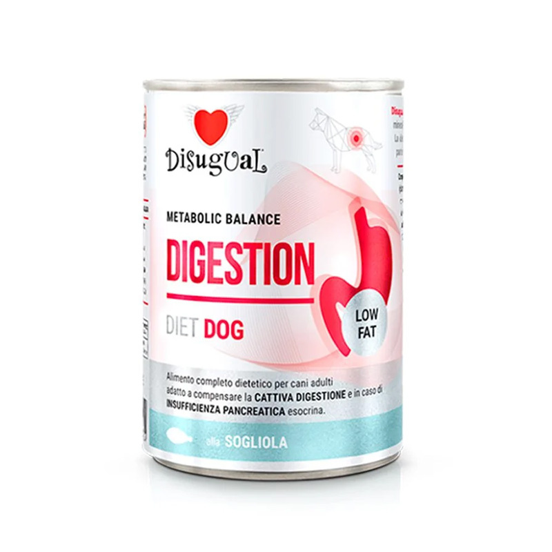 Disugual Digestion Weterynaryjna Karma mokra dla psa Sola 400 g