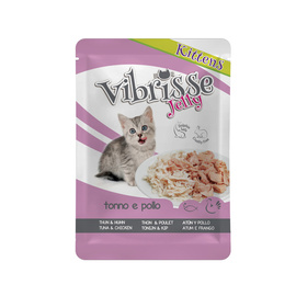 Vibrisse Jelly Kitten mokra karma dla kota w galarecie tuńczyk kurczak 70 g